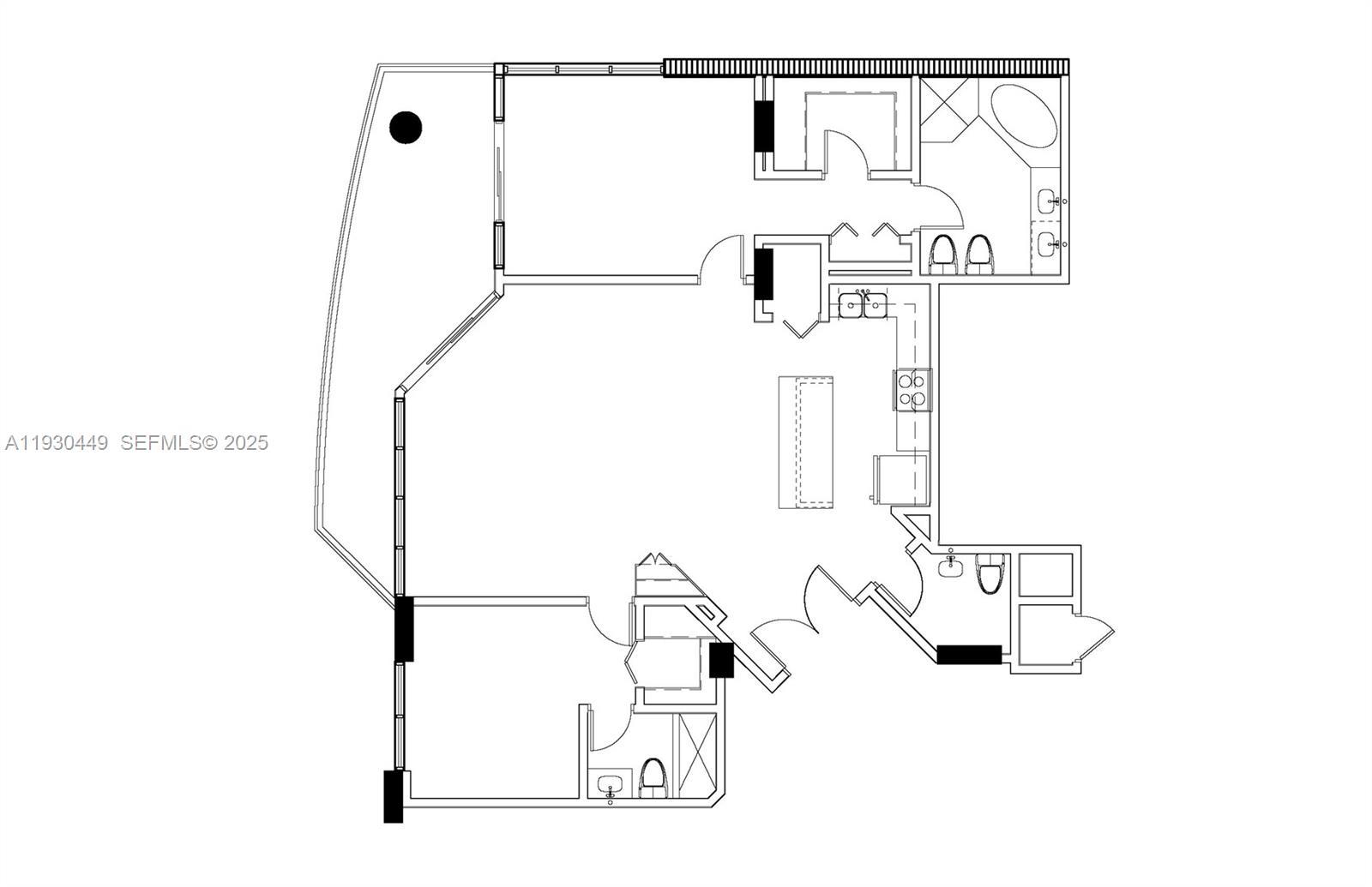 Photo of 3131 188th St  #2-605, Aventura, Florida, 33180 - For reference only, not precise mearurements.