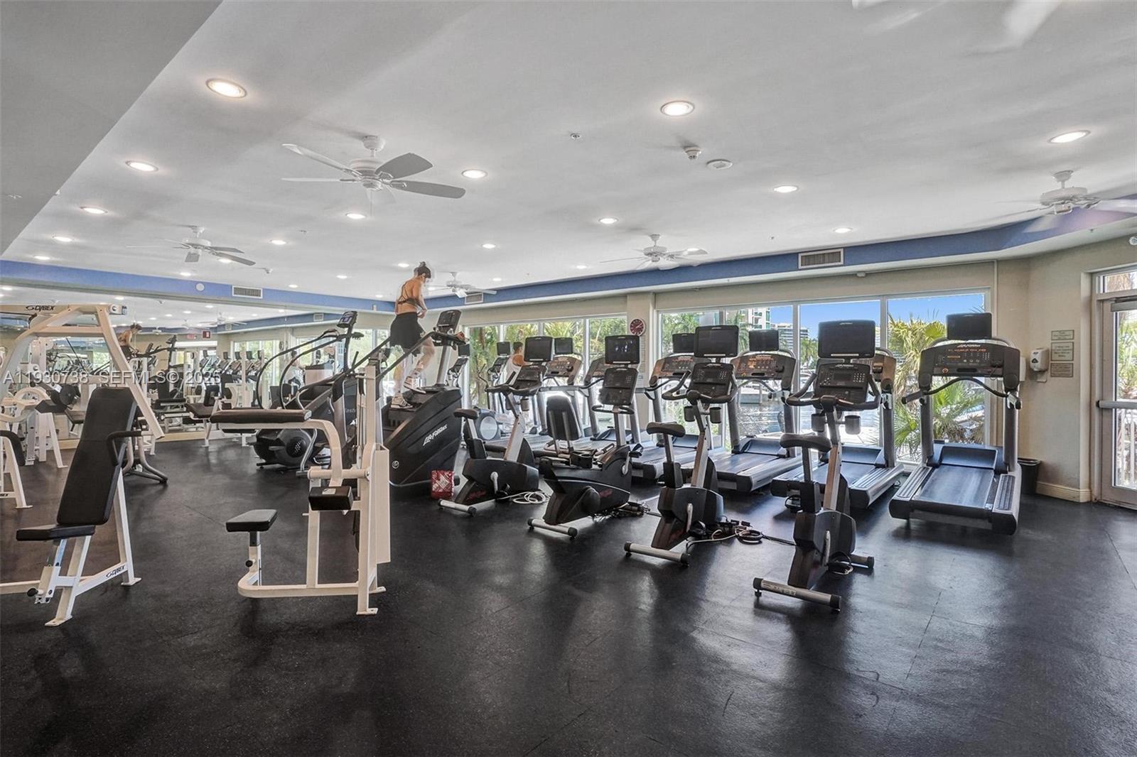 Photo of 3340 190th St  #1101, Aventura, Florida, 33180 - 2nd gym at spa building