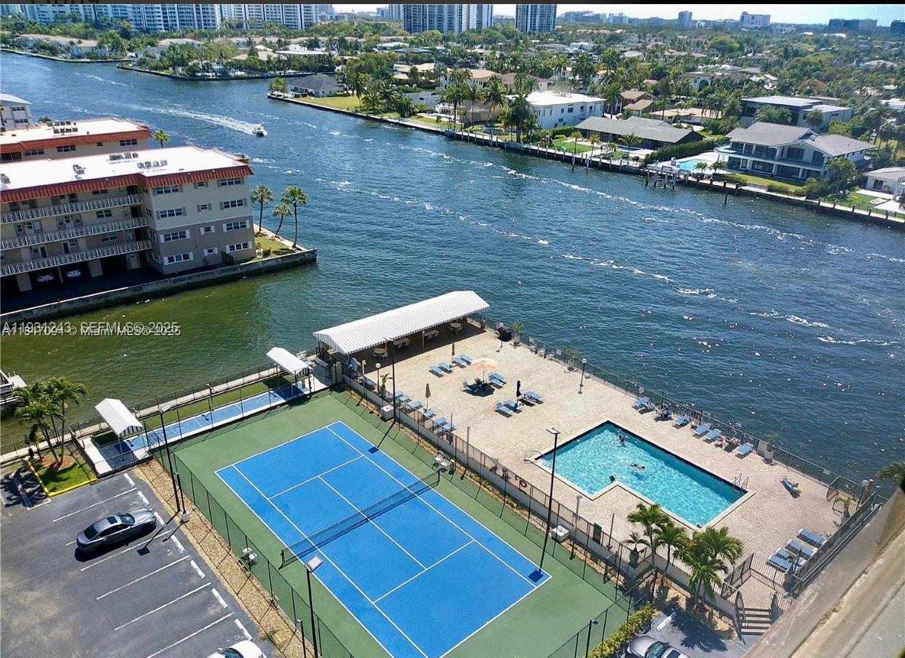 Photo of 2017 Ocean Dr  #807, Hallandale Beach, Florida, 33009 - Tennis and Pool