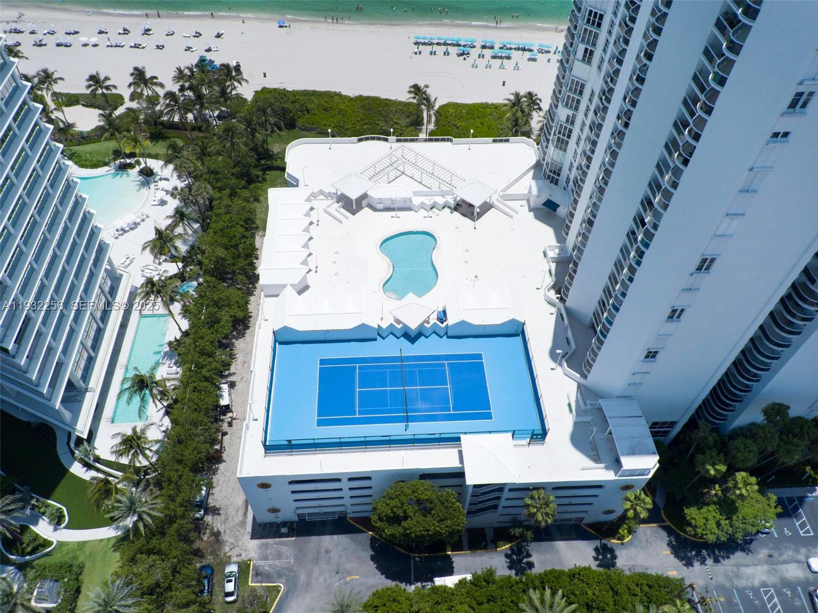 Photo of 16711 Collins Ave  #TS-03, Sunny Isles Beach, Florida, 33160 - pool and tennis court
