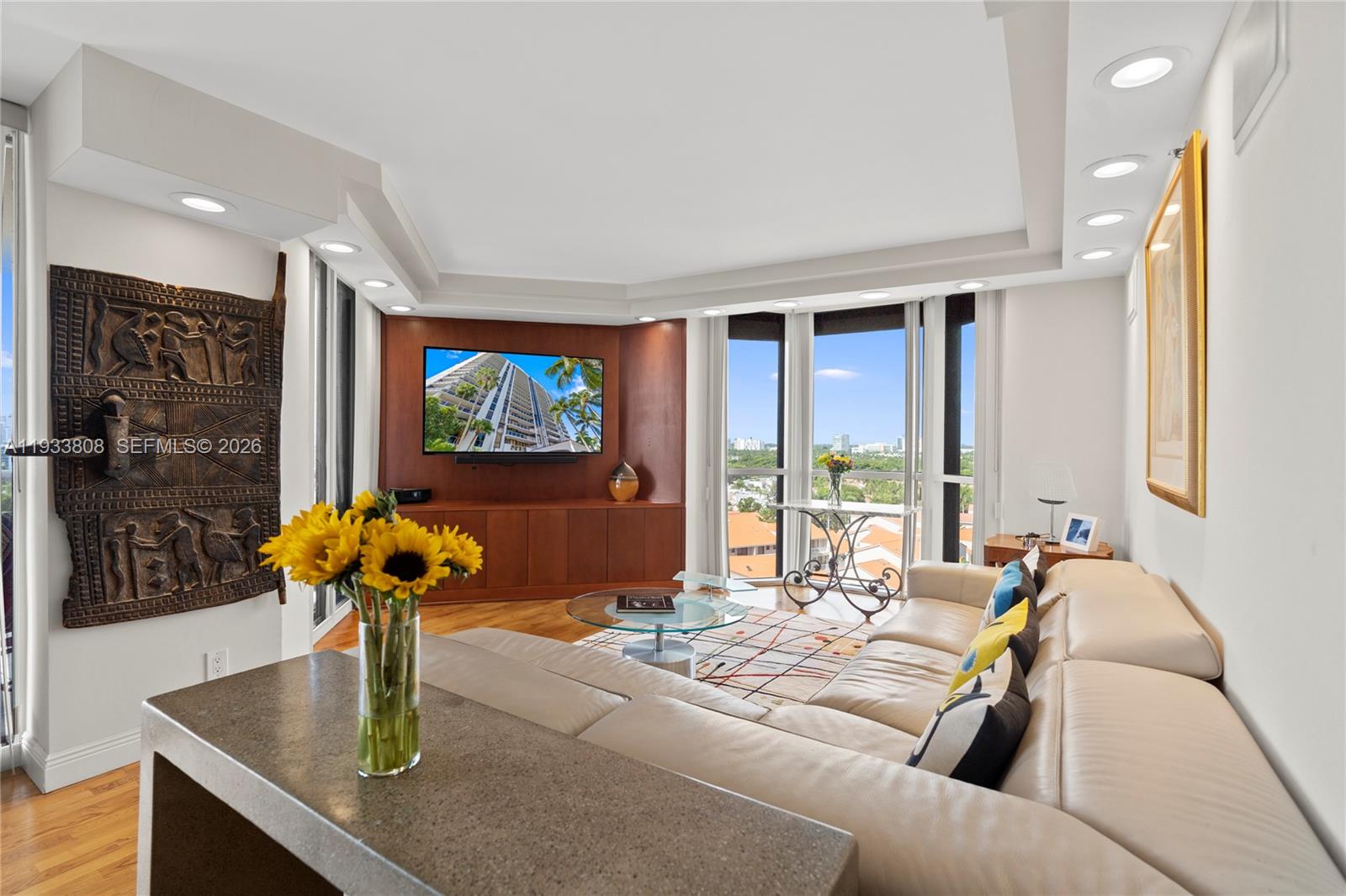 Photo of 3598 Yacht Club Dr #1003, Aventura, Florida, 33180 - Third bedroom converted into a family room.