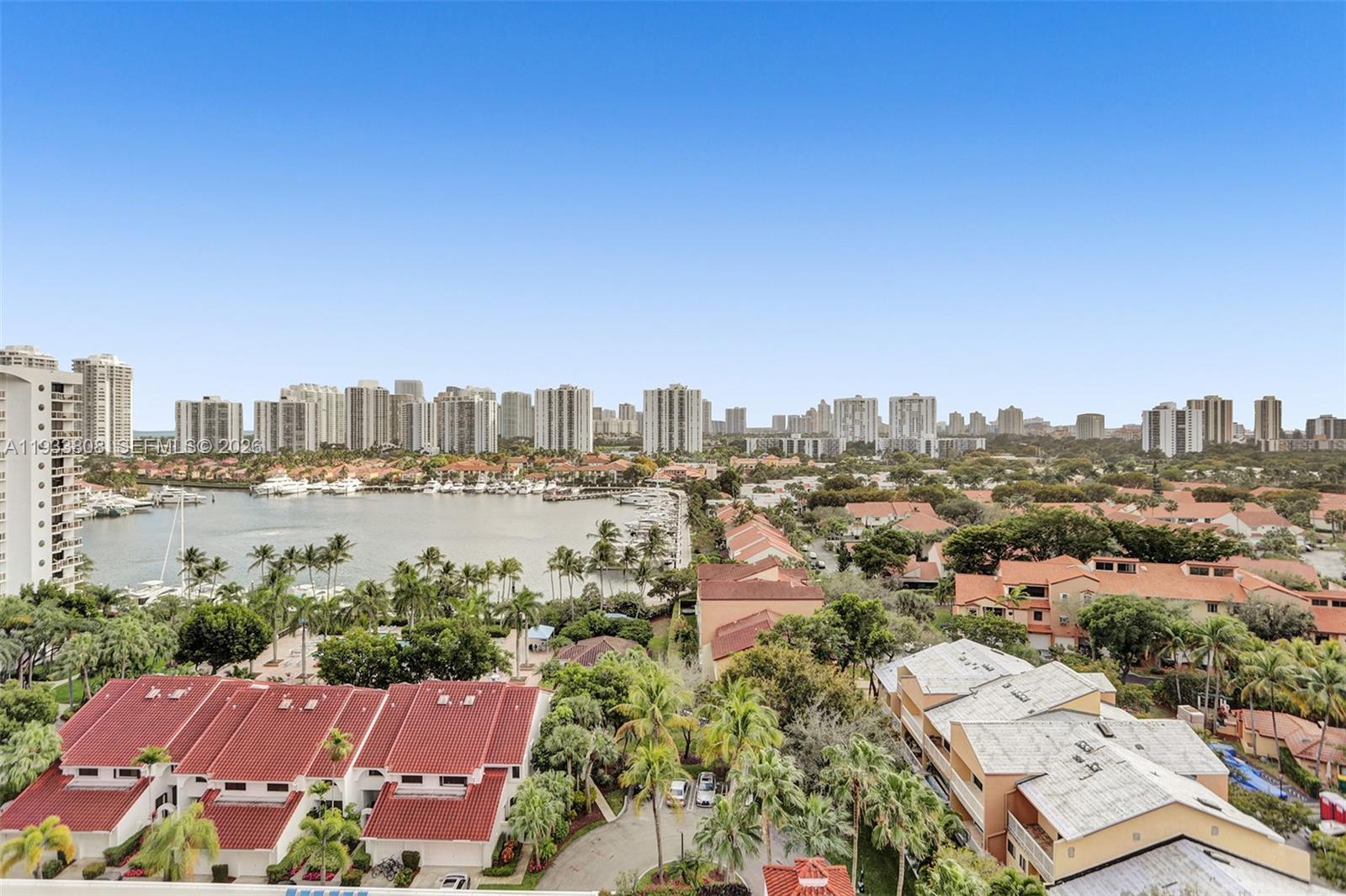 Photo of 3598 Yacht Club Dr #1003, Aventura, Florida, 33180 - Another view from the terrace