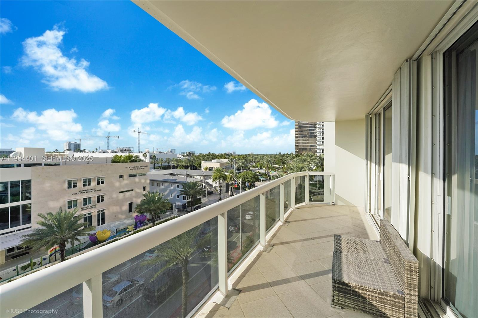 Photo of 9559 Collins Ave  #S5-F, Surfside, Florida, 33154 - Unit Balcony looking North