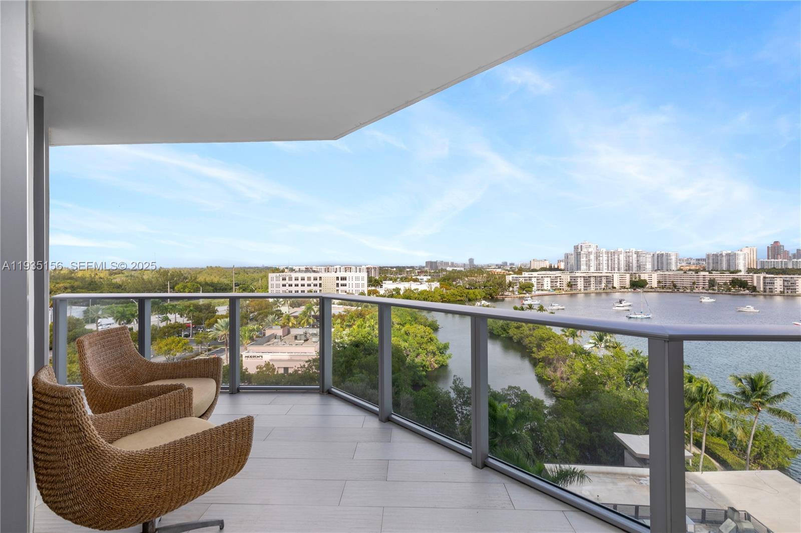 Photo of 17301 Biscayne Blvd #908, North Miami Beach, Florida, 33160 - Tile Floor throughout the balcony