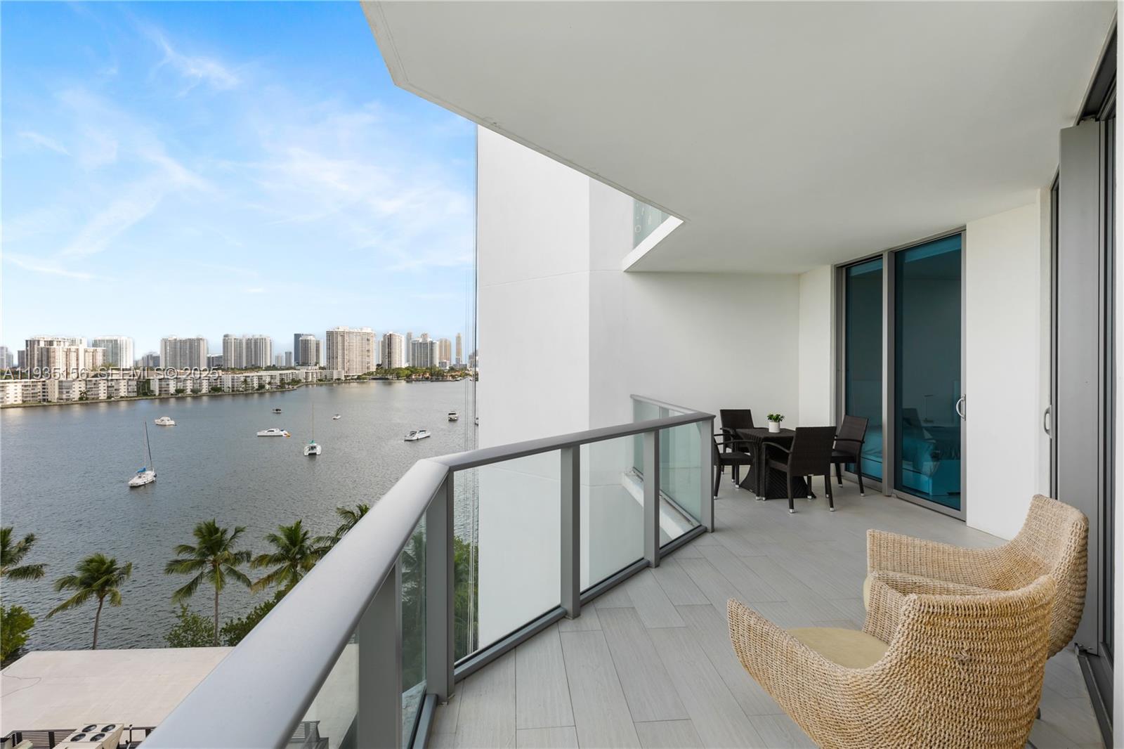 Photo of 17301 Biscayne Blvd #908, North Miami Beach, Florida, 33160 - Tile Floor throughout the balcony