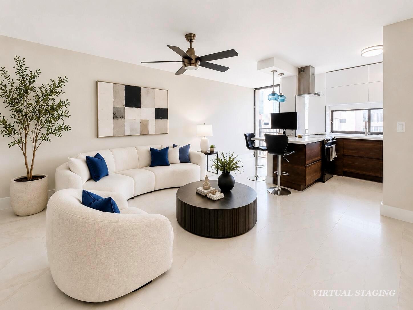 Photo of 16919 Bay  #911, Sunny Isles Beach, Florida, 33160 - LivingRoom
