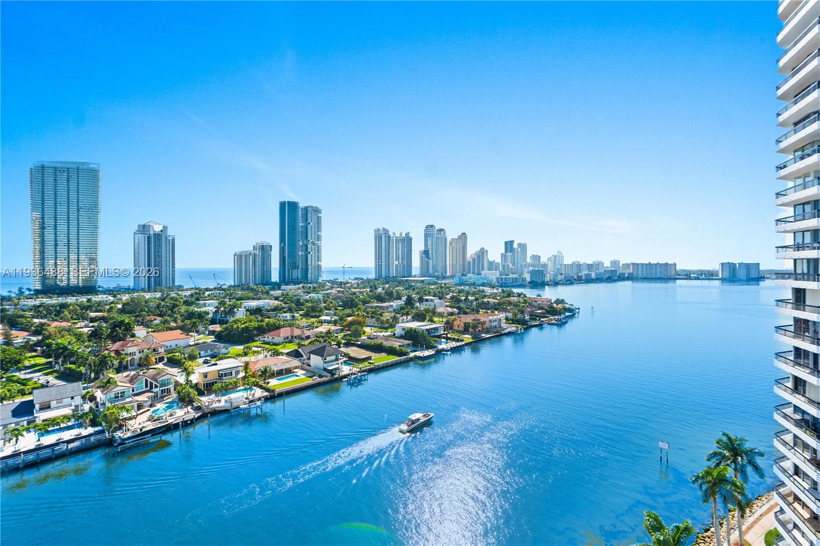 Photo of 19195 36th Ct  #1706, Aventura, Florida, 33180 - View from the balcony