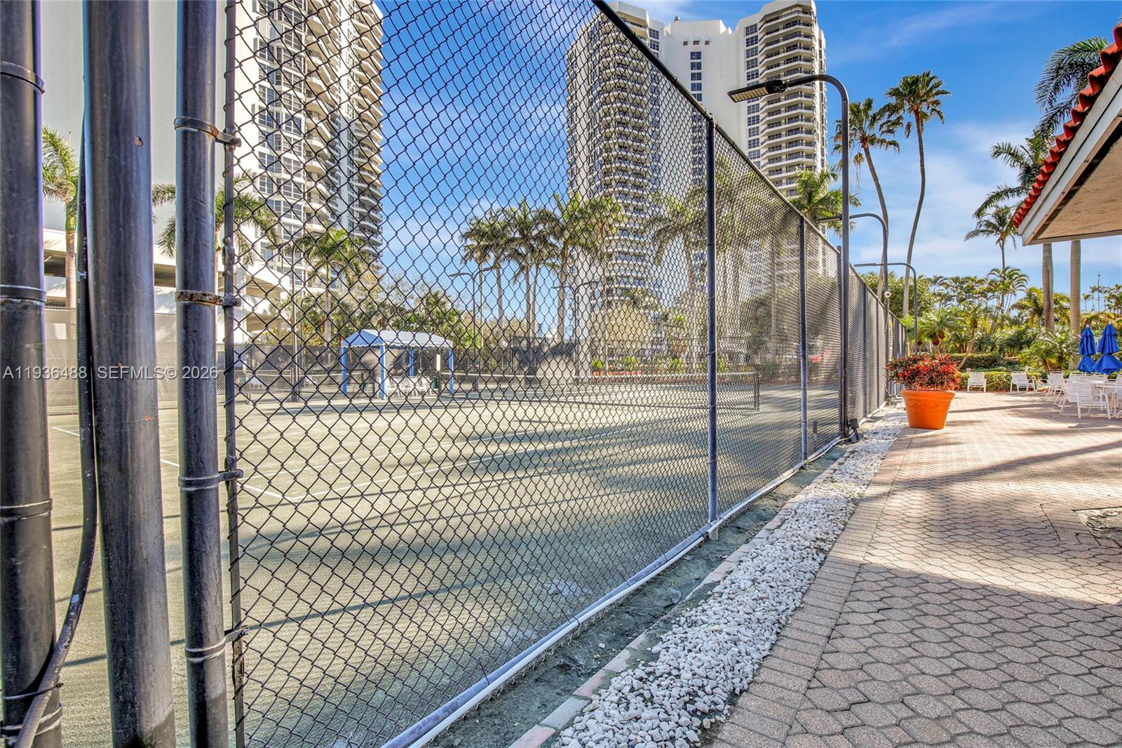 Photo of 19195 36th Ct  #1706, Aventura, Florida, 33180 - Pickleball and tennis area