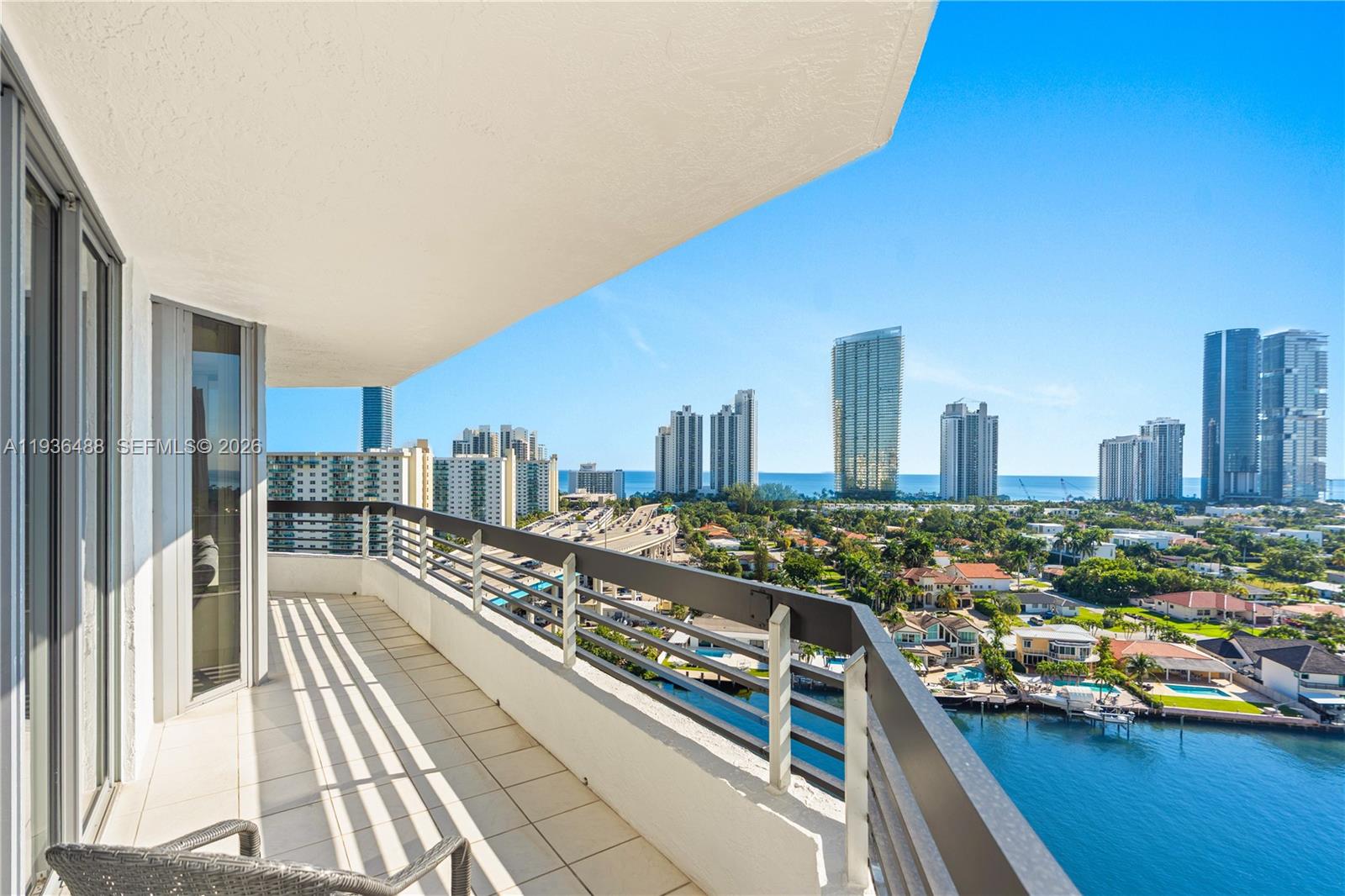 Photo of 19195 36th Ct  #1706, Aventura, Florida, 33180 - View from the balcony