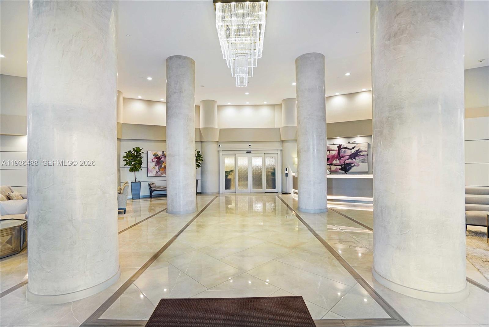 Photo of 19195 36th Ct  #1706, Aventura, Florida, 33180 - Remodeled Lobby