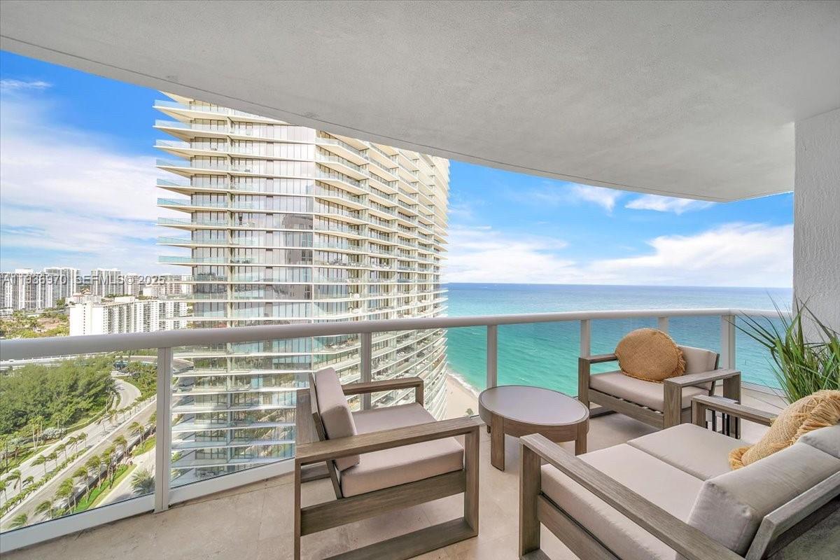 Photo of 18911 Collins Ave  #2802, Sunny Isles Beach, Florida, 33160 - View from balcony