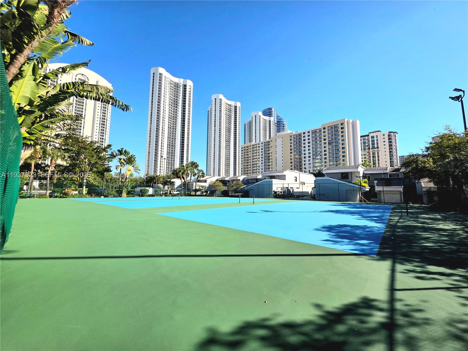 Photo of 310 Poinciana Dr  #802, Sunny Isles Beach, Florida, 33160 - Tennis courts