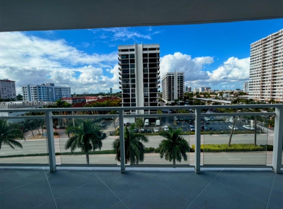 Photo of 2030 Ocean Dr  #506, Hallandale Beach, Florida, 33009 - new modern bright glass terrace with private ocean drive intra coastal waterway boating views