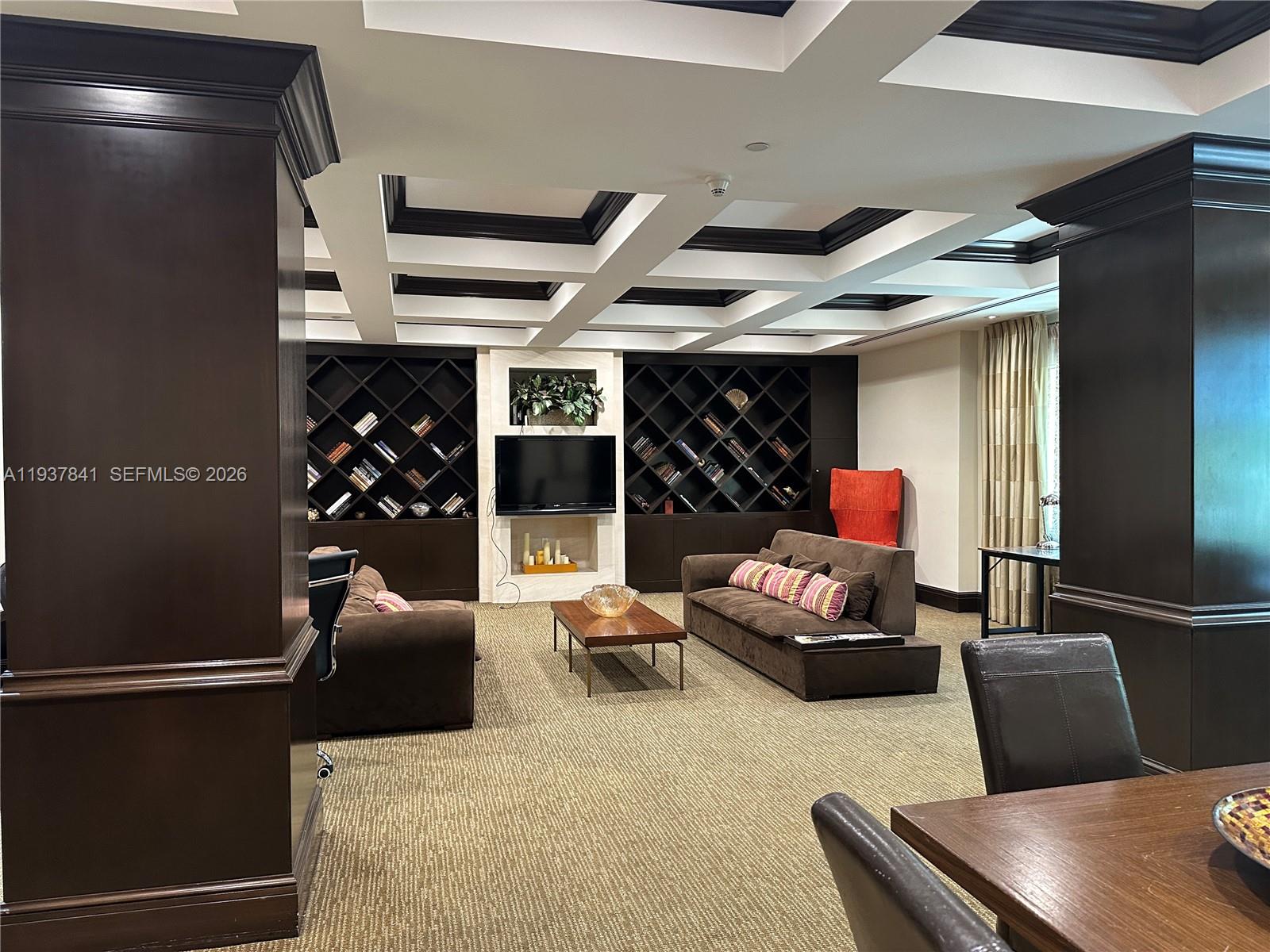 Photo of 150 Sunny Isles Blvd  #1-1102, Sunny Isles Beach, Florida, 33160 - Off Lobby TV & meeting area