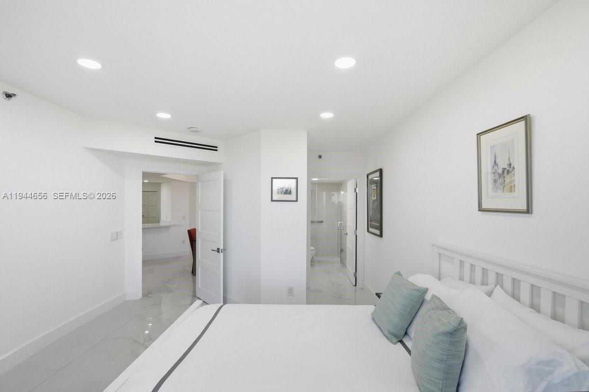 Photo of 8925 Collins Ave  #9F, Surfside, Florida, 33154 - Second bedroom (virtually removed items)