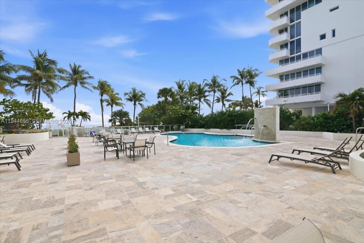 Photo of 8925 Collins Ave  #9F, Surfside, Florida, 33154 - Pool and spa area