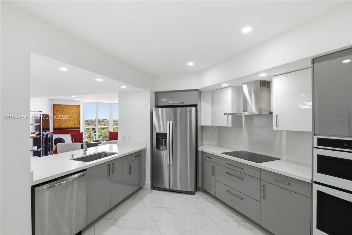 Photo of 8925 Collins Ave  #9F, Surfside, Florida, 33154 - open concept kitchen