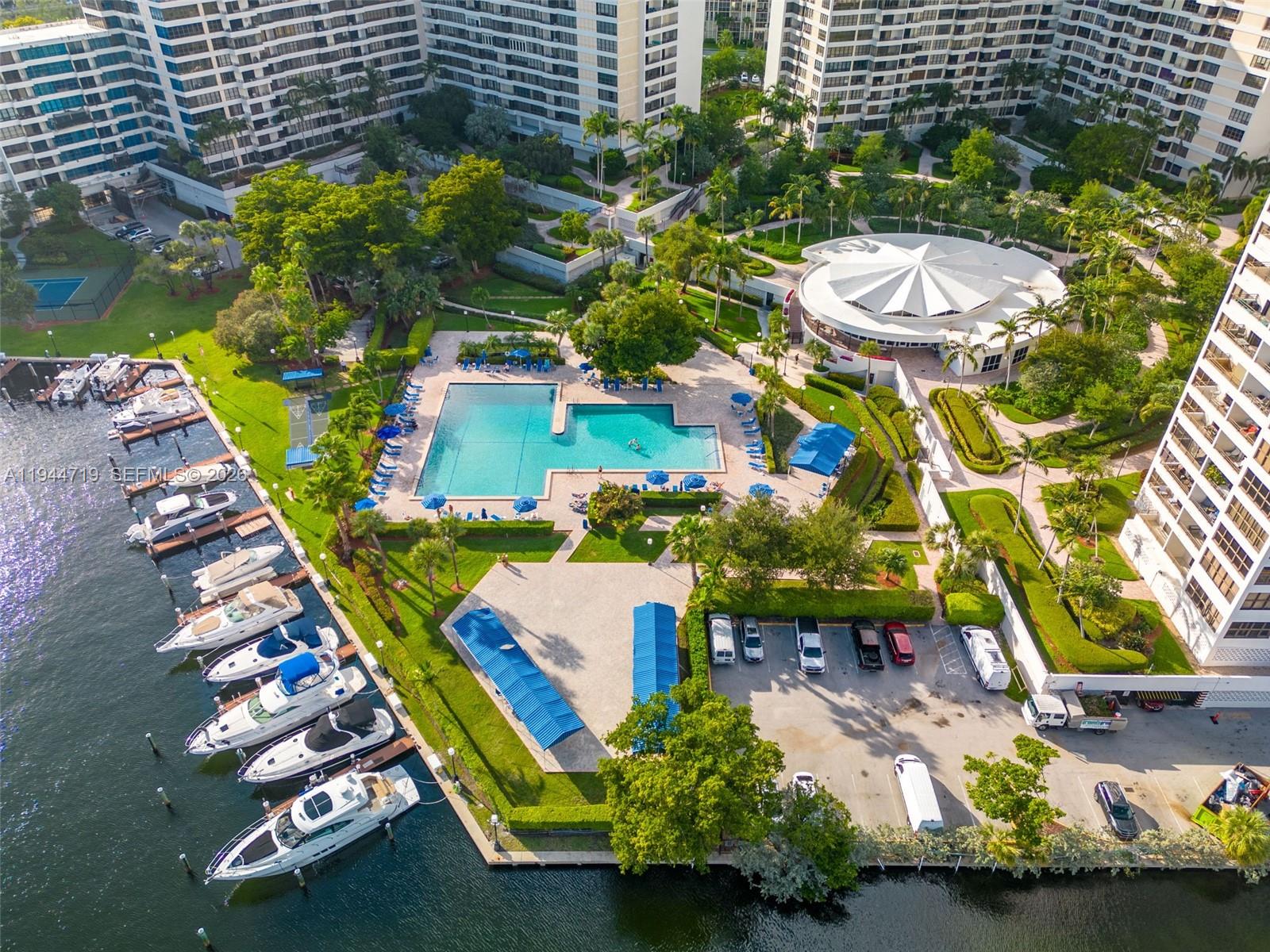 Photo of 600 Three Islands Blvd #1403, Hallandale Beach, Florida, 33009 - Resert-style waterfront living with marina, pool &lush grounds