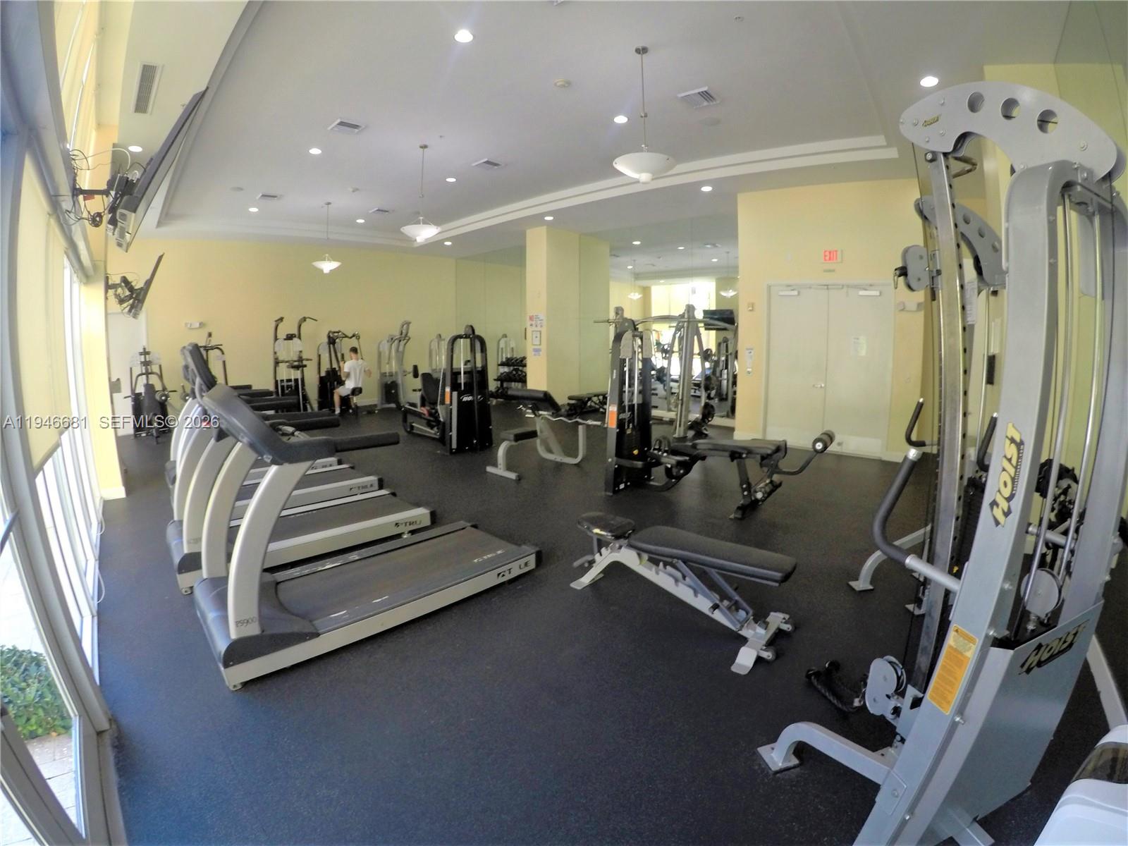 Photo of 2775 187th St #506, Aventura, Florida, 33180 - GYM FACING THE POOL AREA