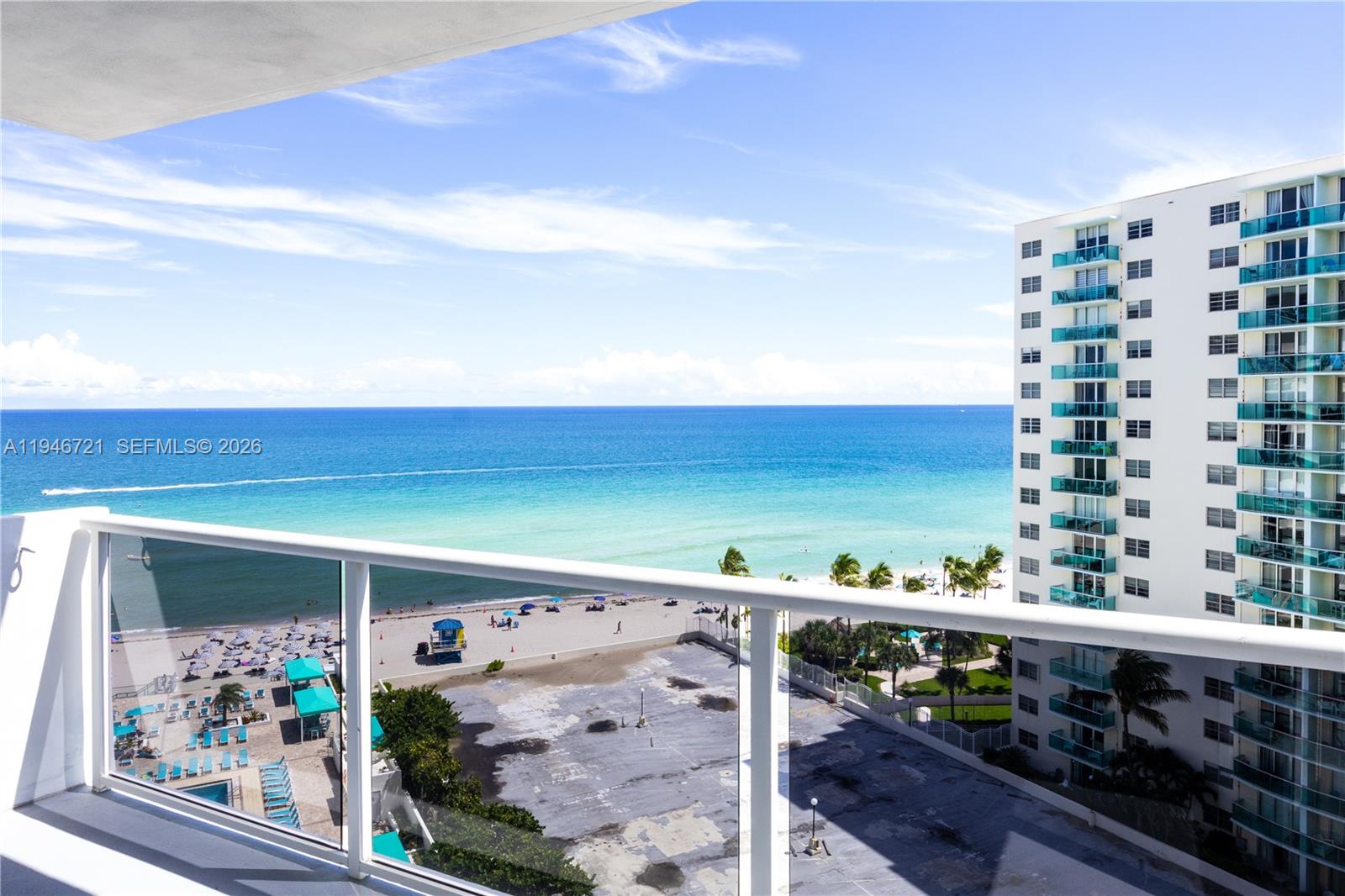 Photo of 3725 Ocean Dr #1116, Hollywood, Florida, 33019 - BALCONY VIEW