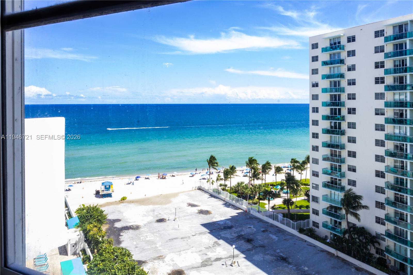 Photo of 3725 Ocean Dr #1116, Hollywood, Florida, 33019 - VIEW FROM MASTER BEDROOM