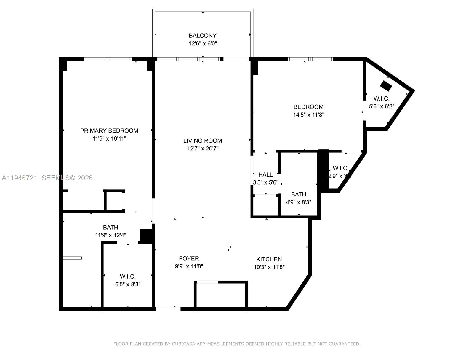 Photo of 3725 Ocean Dr #1116, Hollywood, Florida, 33019 - LAYOUT