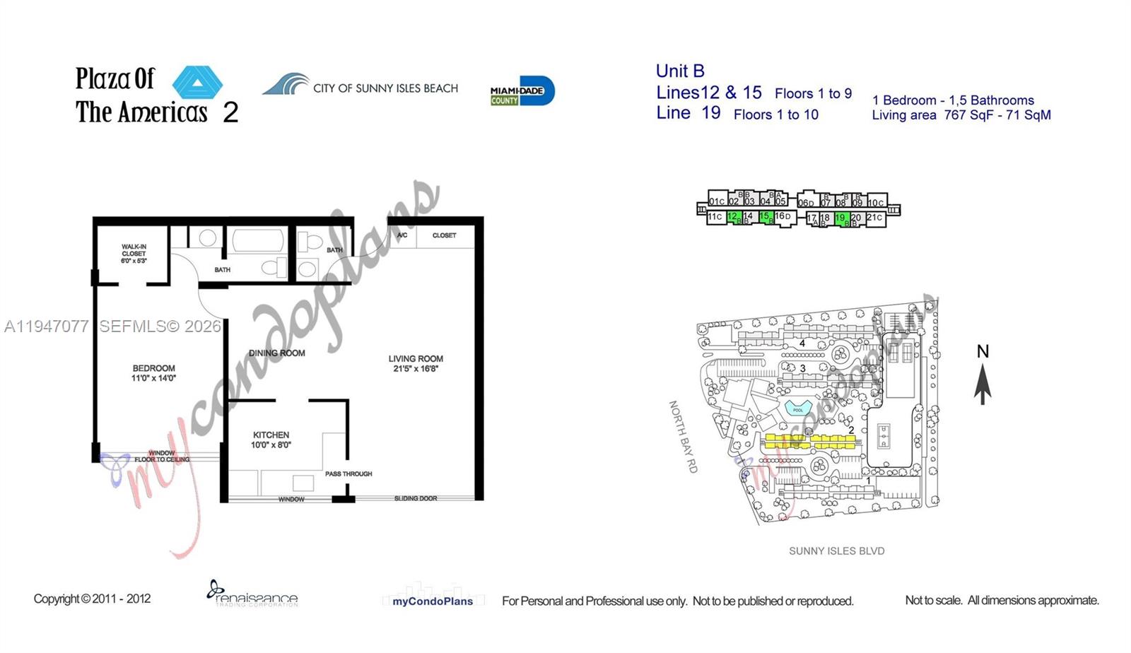 Photo of 16919 Bay Rd  #915, Sunny Isles Beach, Florida, 33160 - 