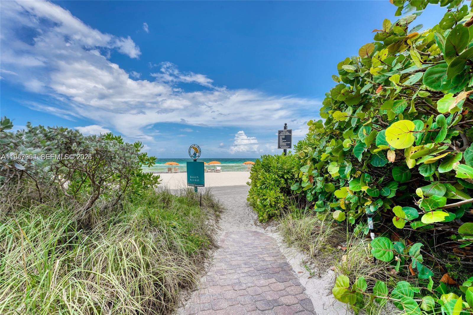 Photo of 16275 Collins Ave  #2404, Sunny Isles Beach, Florida, 33160 - Private beach access