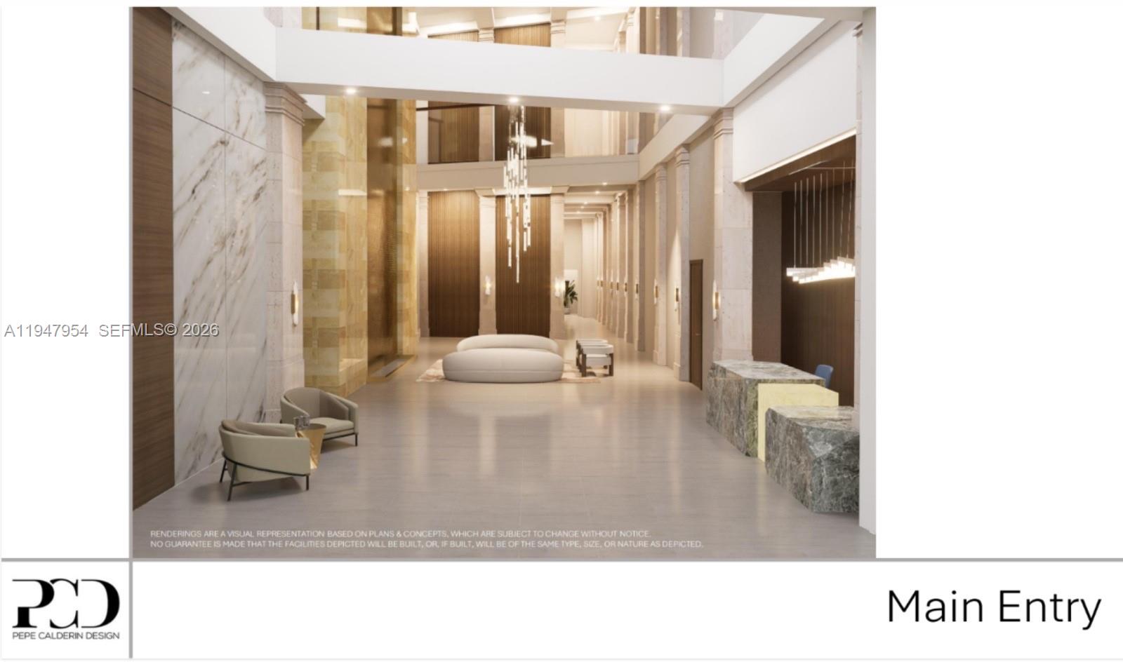 Photo of 16275 Collins Ave  #2404, Sunny Isles Beach, Florida, 33160 - New redesigned Lobby