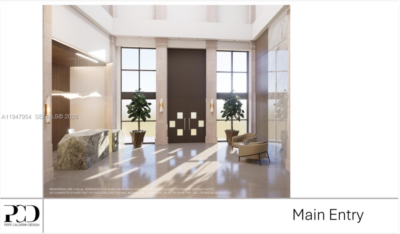 Photo of 16275 Collins Ave  #2404, Sunny Isles Beach, Florida, 33160 - New redesigned Lobby