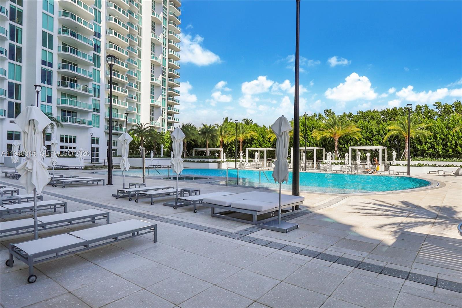 Photo of 3301 183rd St  #2003, Aventura, Florida, 33160 - Pool Area with towel service