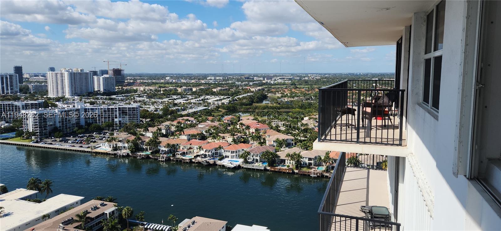 Photo of 2101 Ocean Dr  #2608, Hollywood, Florida, 33019 - the view from the balcony