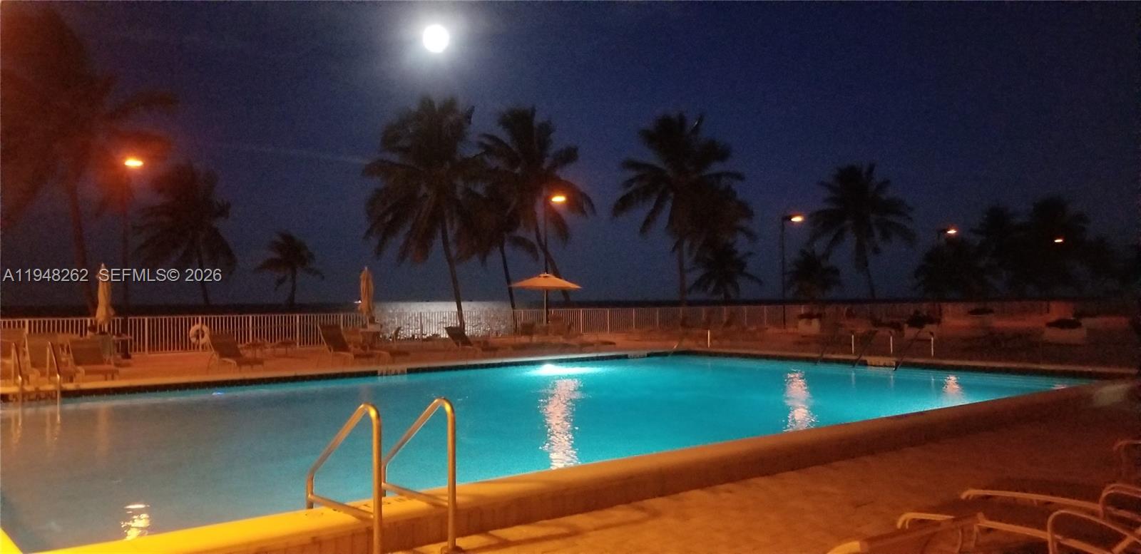 Photo of 2101 Ocean Dr  #2608, Hollywood, Florida, 33019 - enjoy a nite swim too.