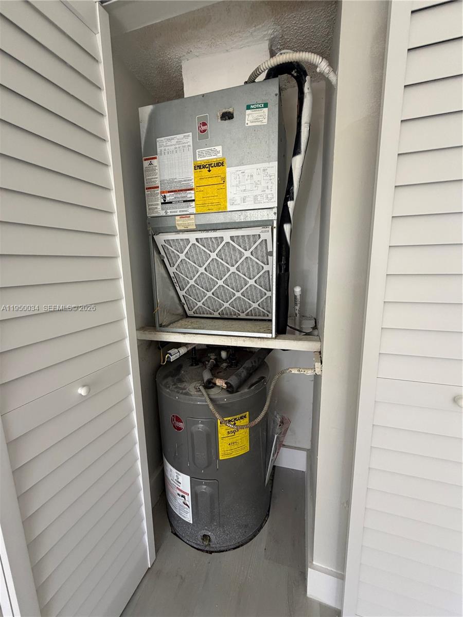 Photo of 17021 Bay Rd  #216, Sunny Isles Beach, Florida, 33160 - A/C and Water Heater