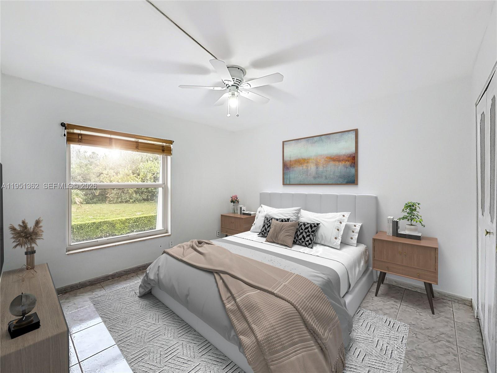 Photo of 2412 11th St  (2412), Hallandale Beach, Florida, 33009 - Virtually Staged Bedroom