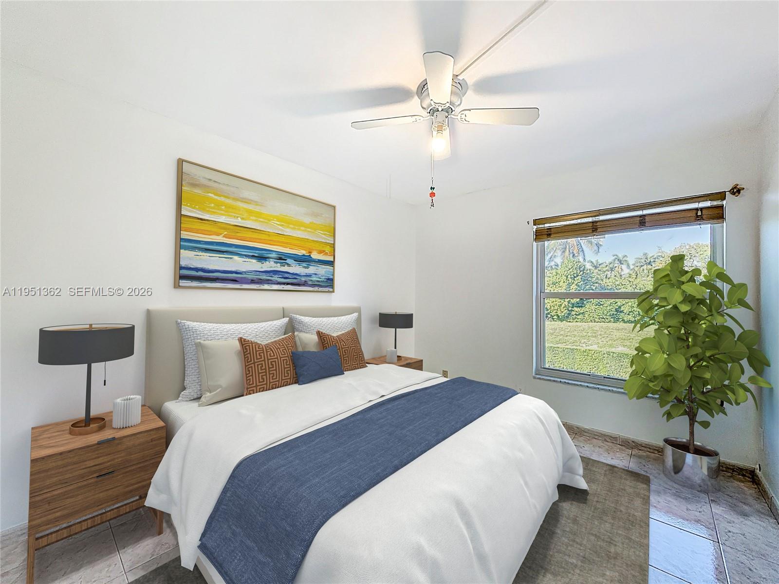 Photo of 2412 11th St  (2412), Hallandale Beach, Florida, 33009 - Virtually Staged Bedroom