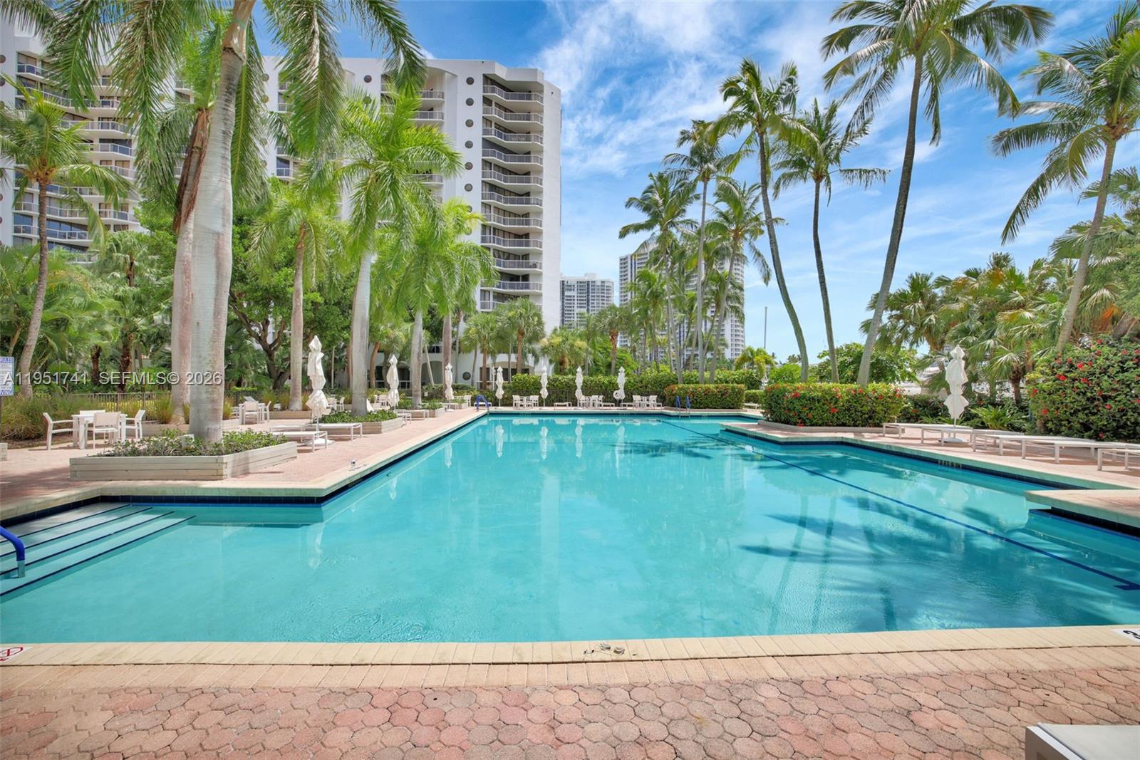 Photo of 3640 Yacht Club Dr #708, Aventura, Florida, 33180 - 2ND POOL BY MARINA