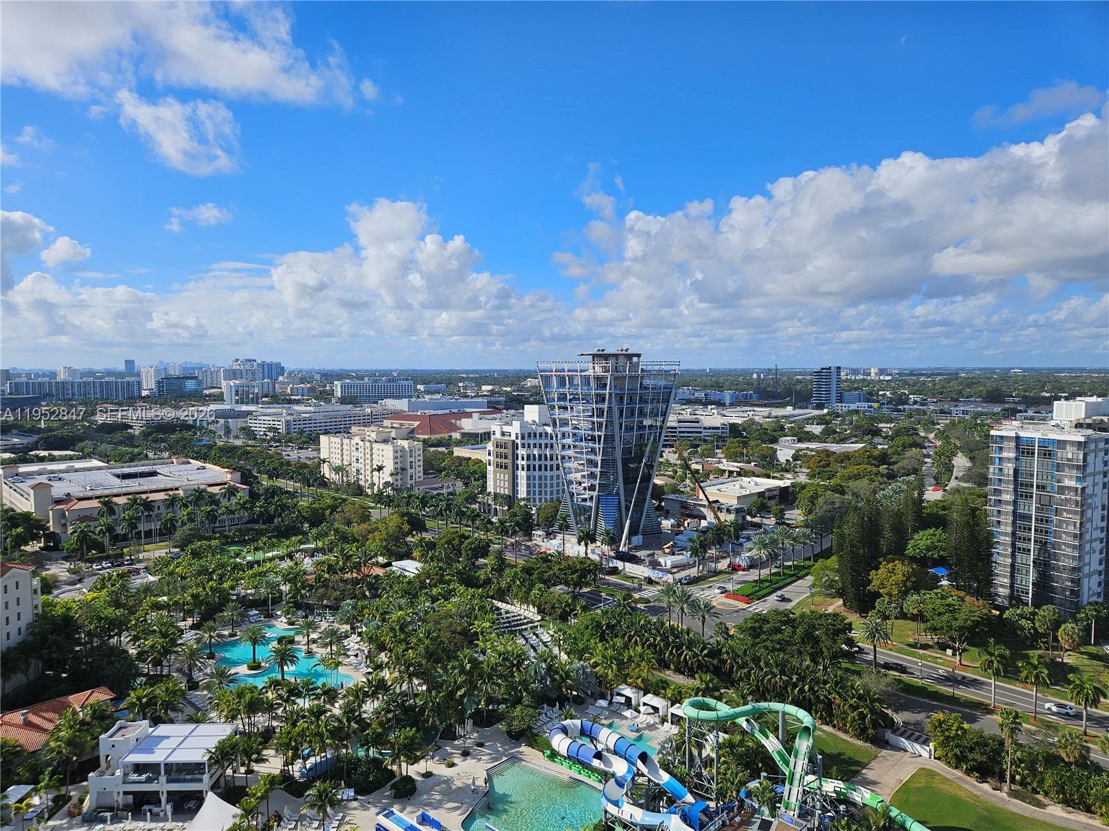 Photo of 20335 Country Club Dr #2509, Aventura, Florida, 33180 - view from unit, you can see the ocean