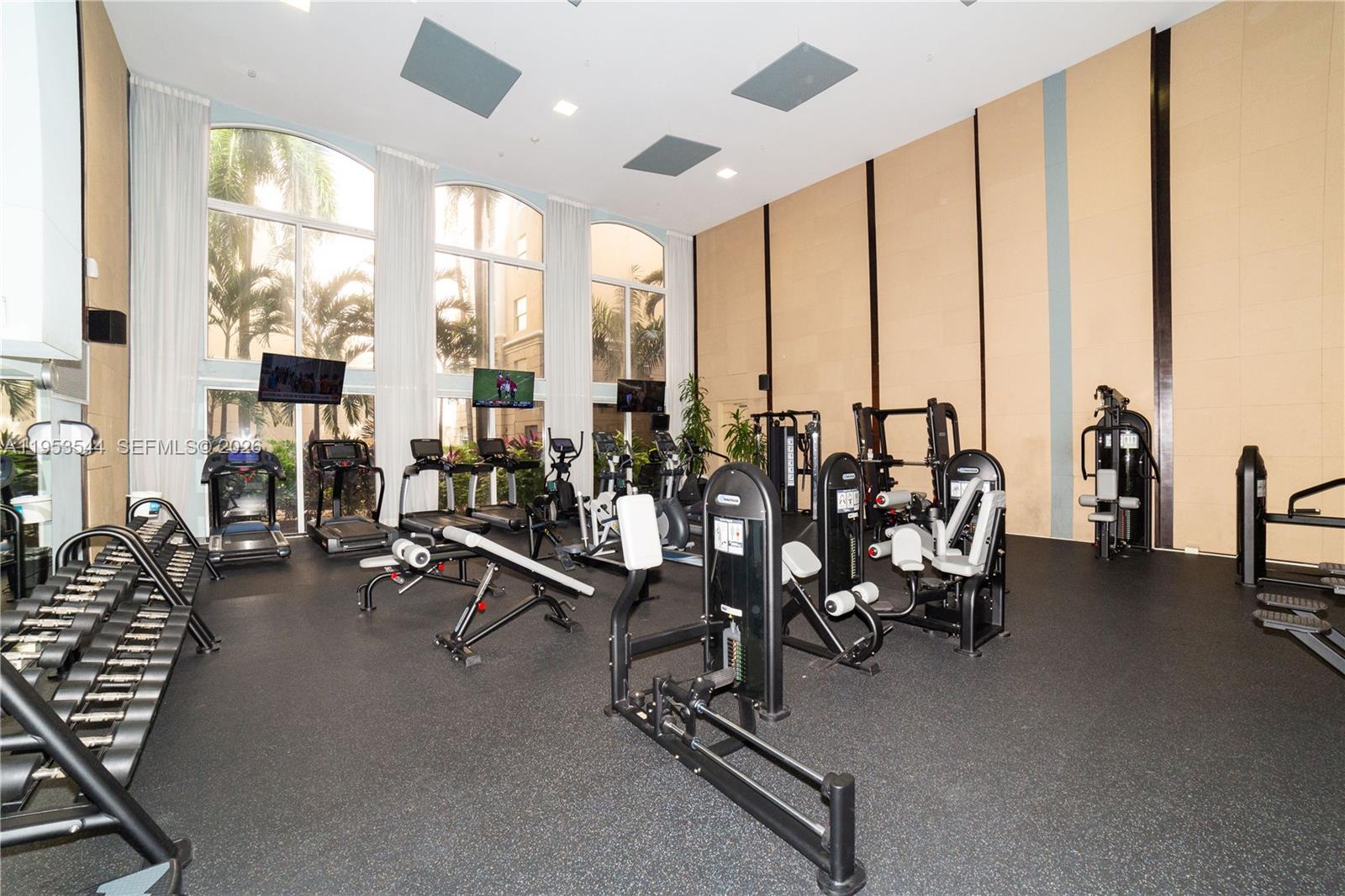 Photo of 17125 Bay Rd  #3404, Sunny Isles Beach, Florida, 33160 - Fully Equipped Gym