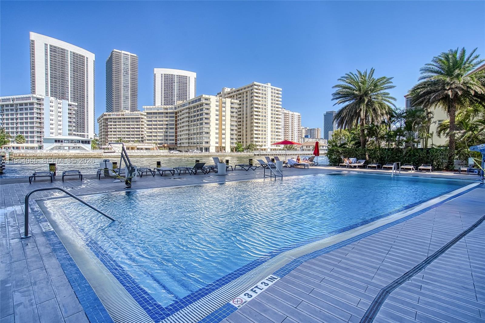 Photo of 2602 Hallandale Beach Blvd  #R2304, Hallandale Beach, Florida, 33009 - Guests pool