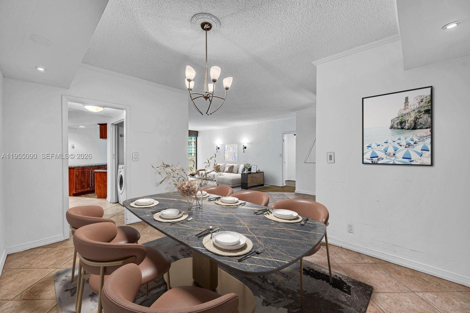 Photo of 20281 Country Club Dr  #210, Aventura, Florida, 33180 - Virtually staged dining room