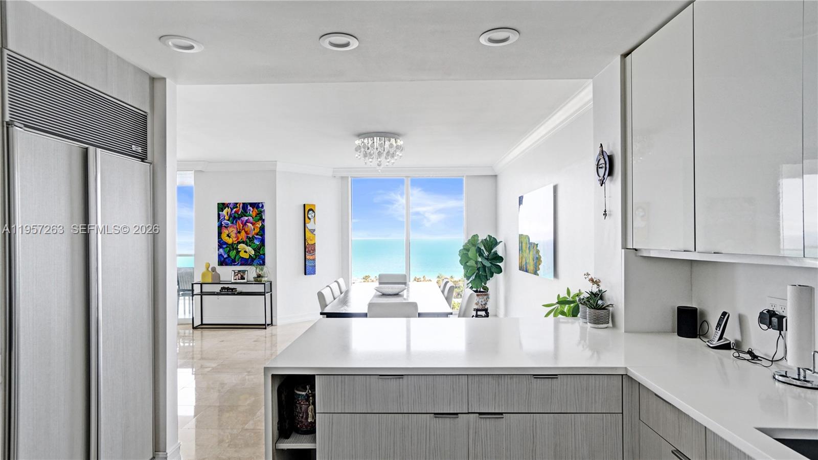 Photo of 20201 Country Club Dr  #1808, Aventura, Florida, 33180 - Kitchen staged.