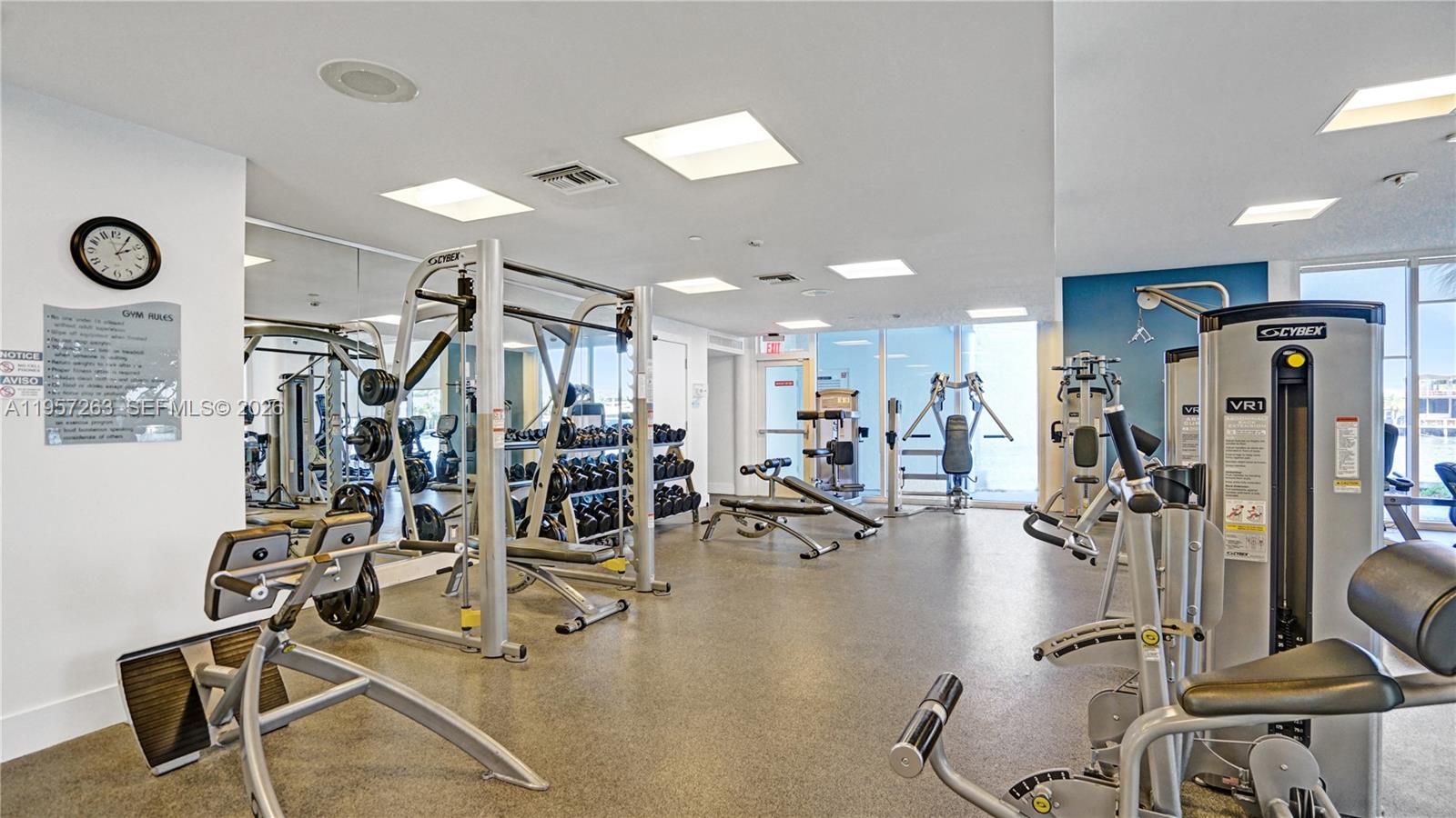 Photo of 20201 Country Club Dr  #1808, Aventura, Florida, 33180 - Second gym.