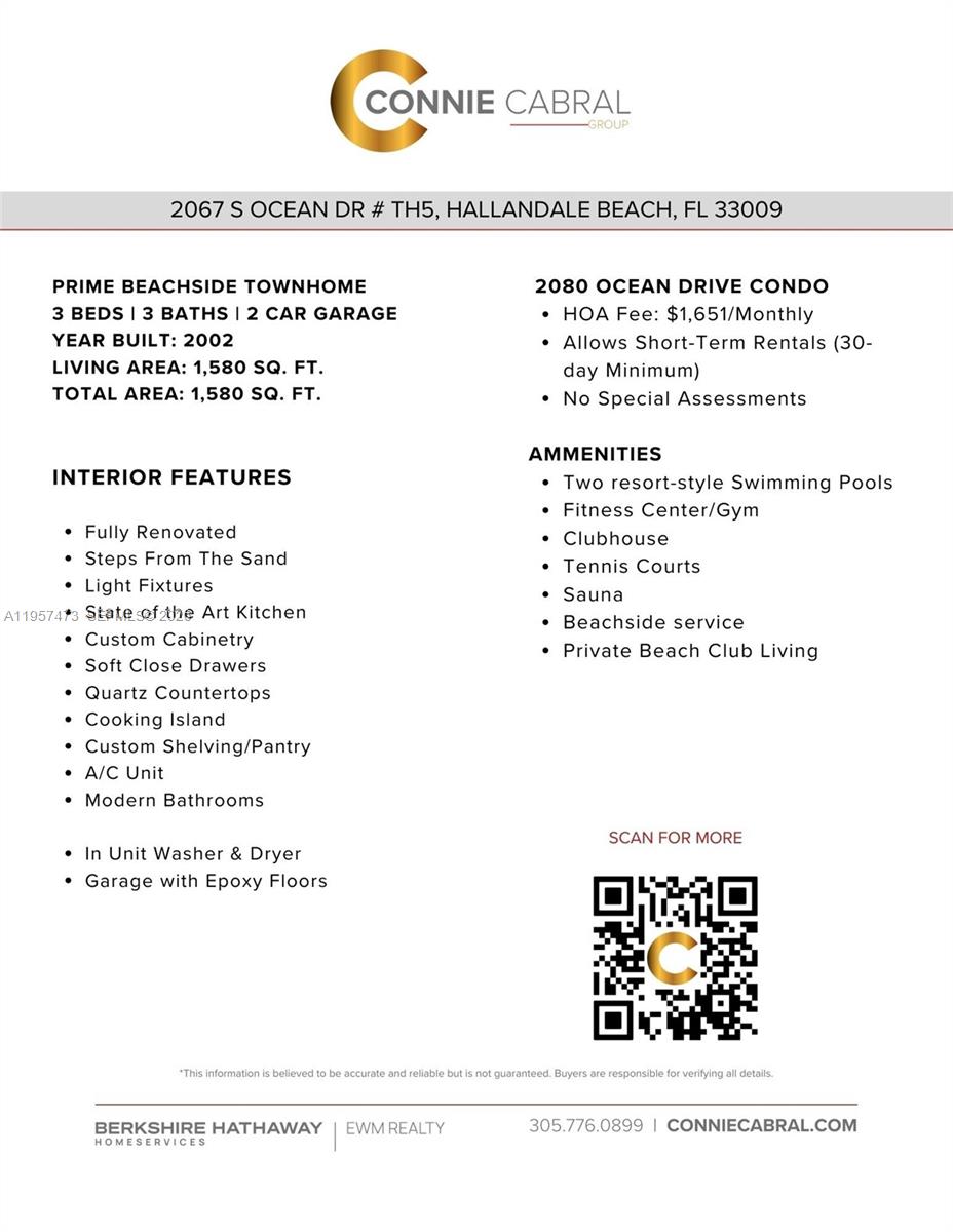 Photo of 2067 Ocean Dr (2067), Hallandale Beach, Florida, 33009 -