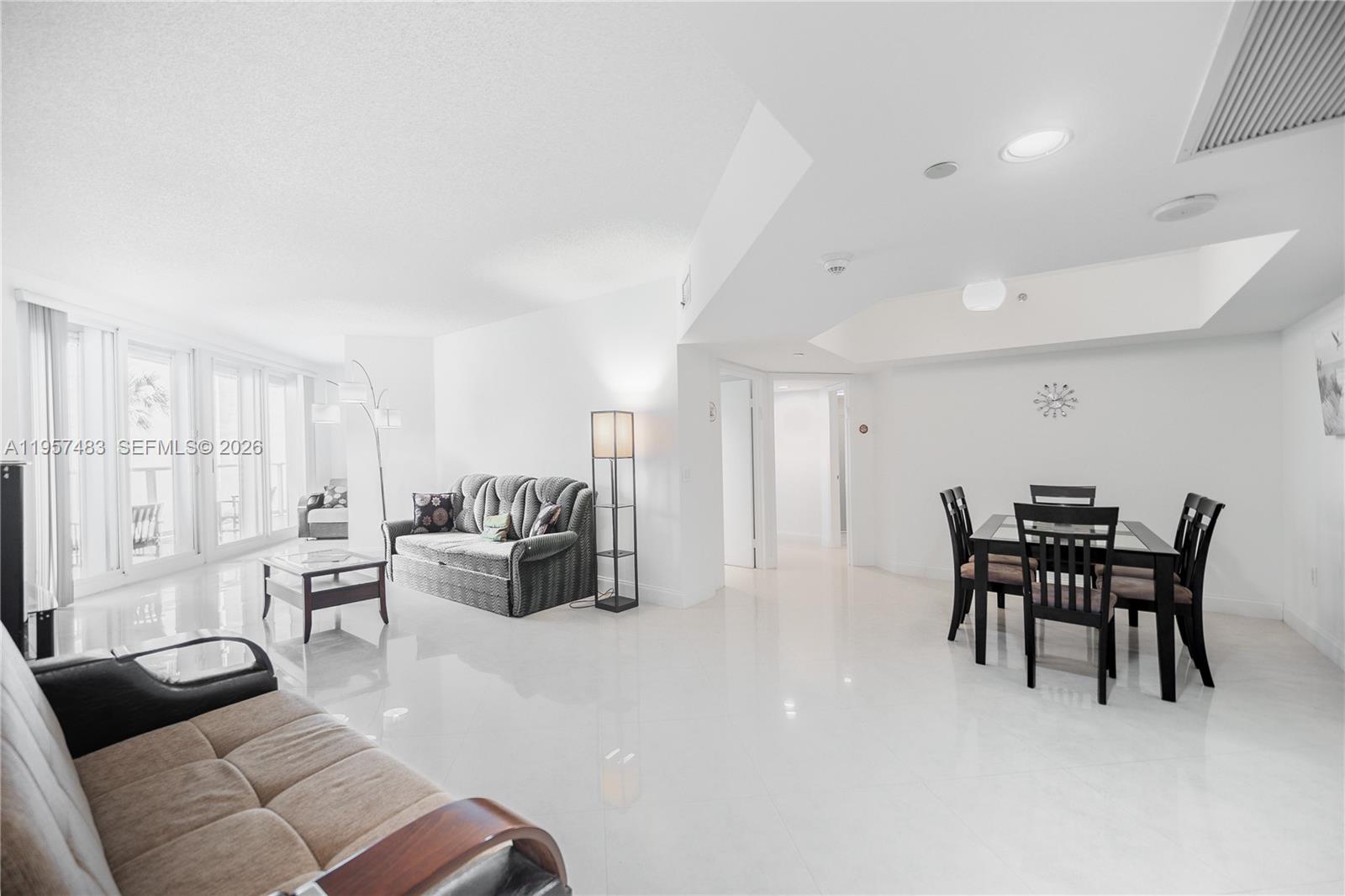 Photo of 16445 Collins Ave  #222, Sunny Isles Beach, Florida, 33160 - Living room & Den
