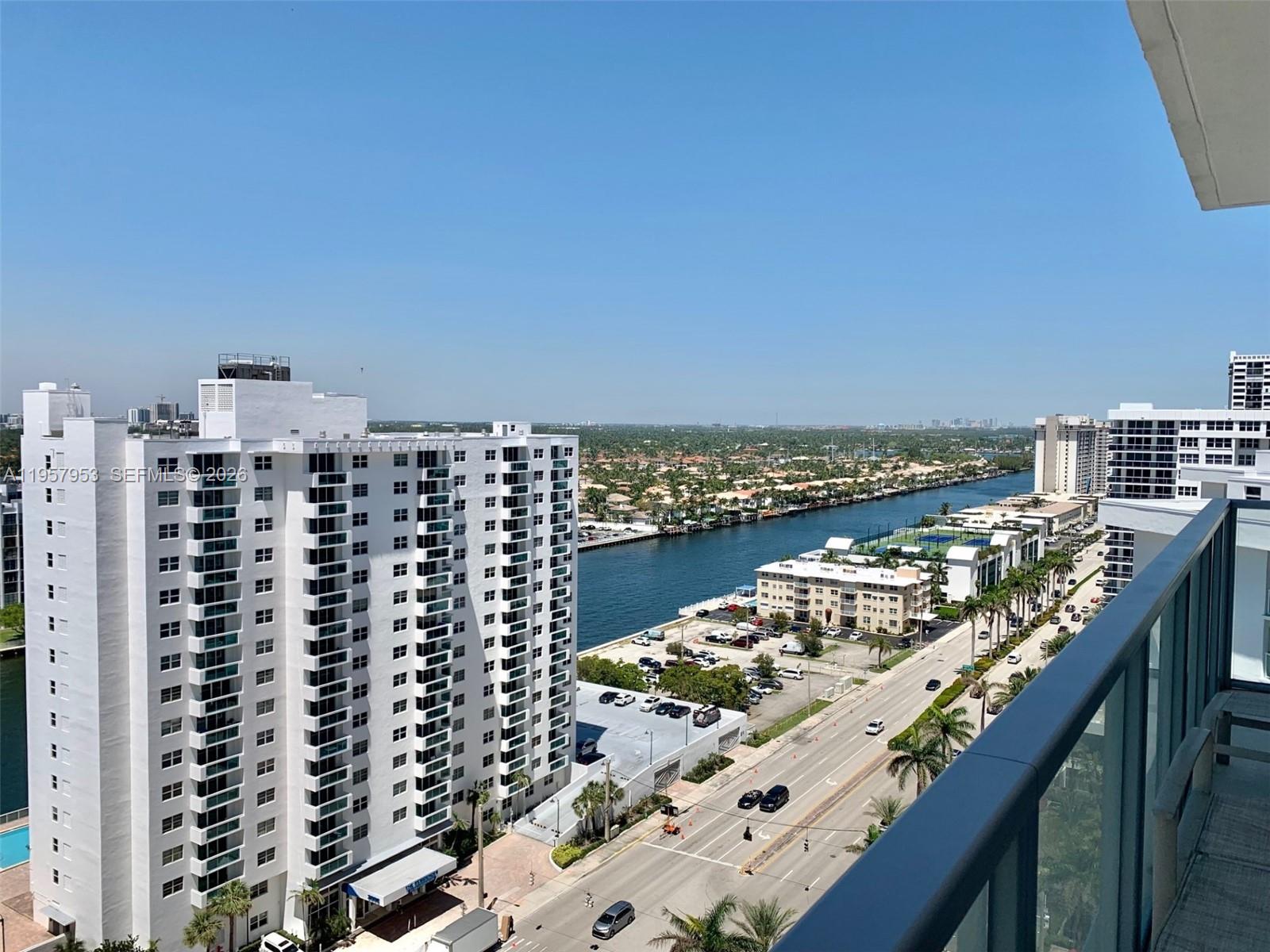 Photo of 3101 Ocean Dr  #1701, Hollywood, Florida, 33019 - View from other balcony.