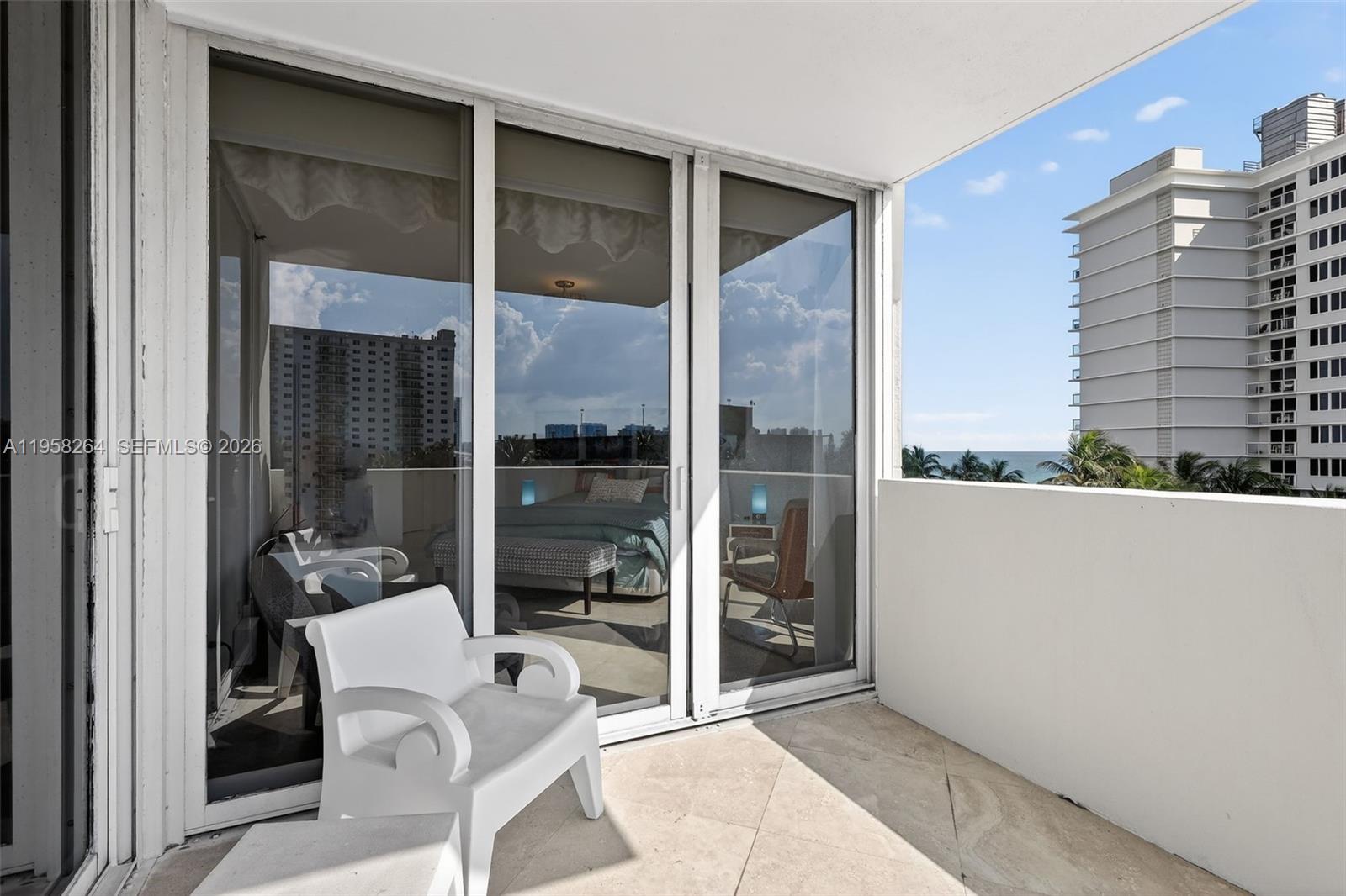Photo of 19333 Collins Ave  #510, Sunny Isles Beach, Florida, 33160 - share balcony living room and master