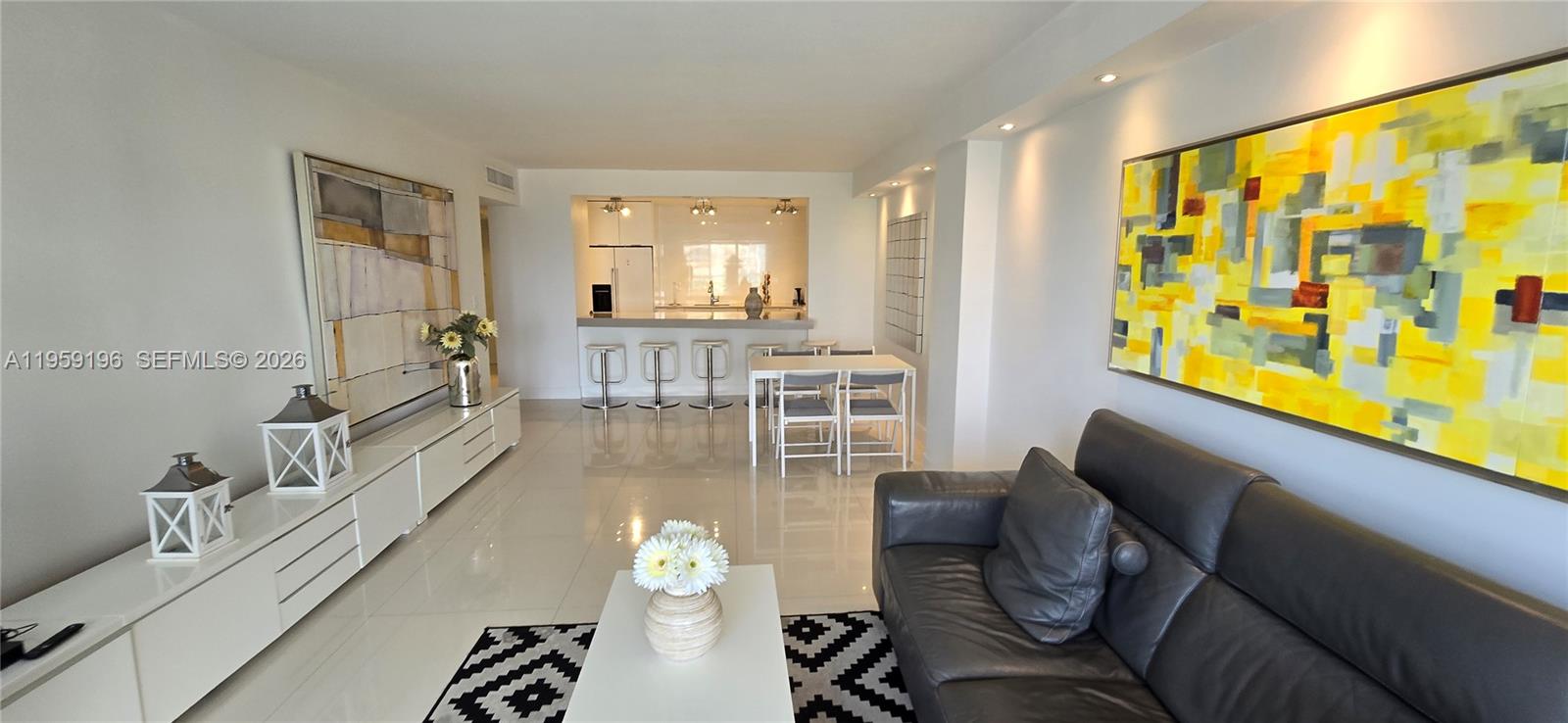 Photo of 19390 Collins Ave #1223, Sunny Isles Beach, Florida, 33160 - Ample & bright living area