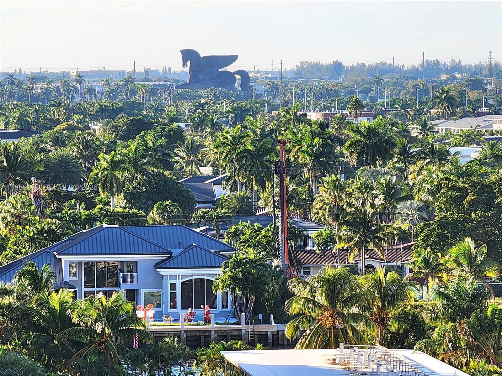 Photo of 2030 Ocean Dr  #823, Hallandale Beach, Florida, 33009 - West View Off The Balcony