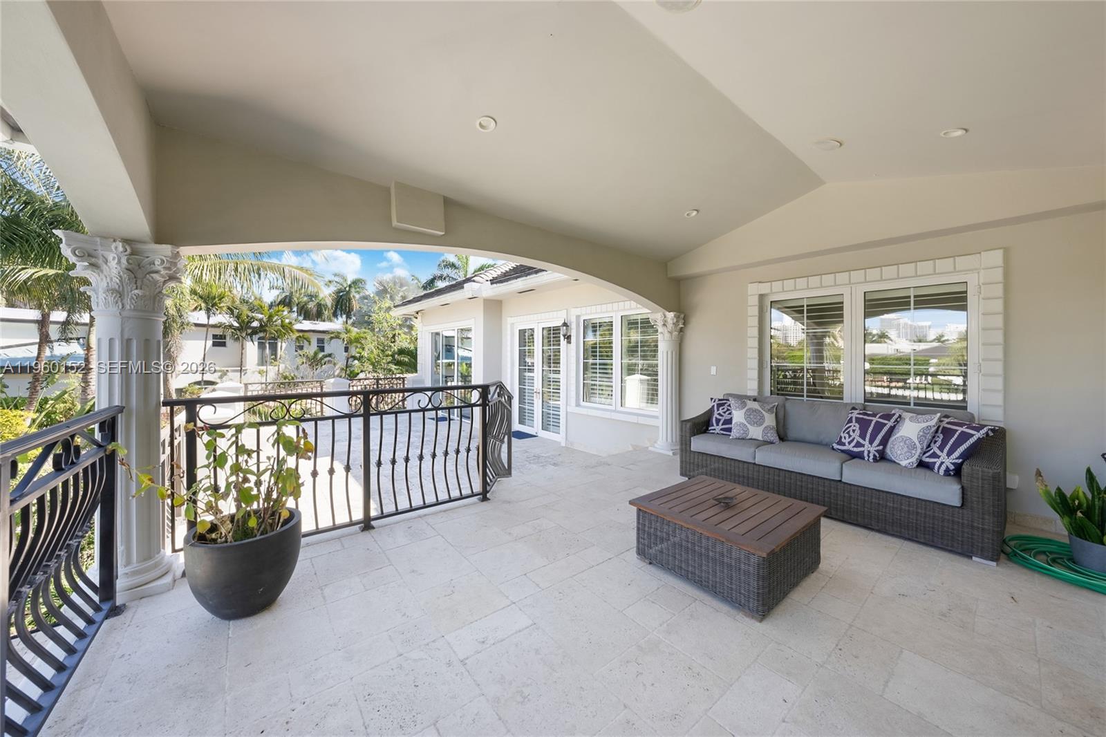 Photo of 520 Parkway (520), Golden Beach, Florida, 33160 - Patio outside Primary bedroom
